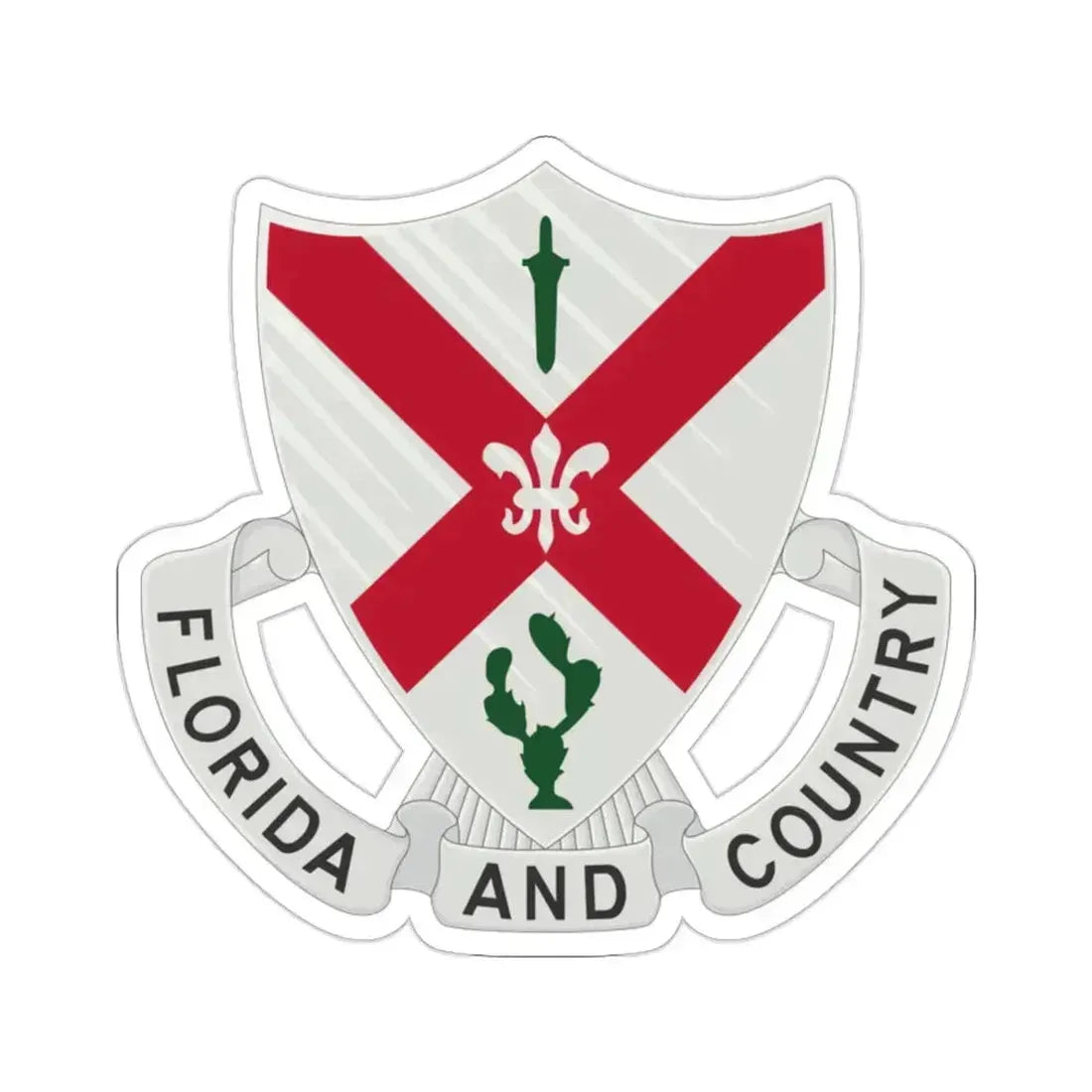 124th Infantry Regiment (U.S. Army) STICKER Vinyl Die-Cut Decal - The Sticker Space