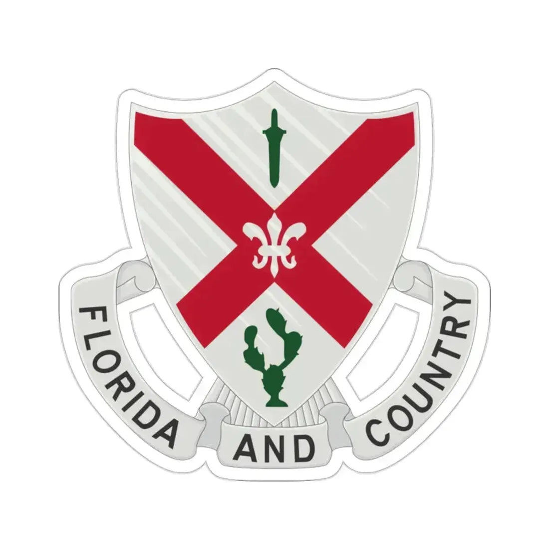 124th Infantry Regiment (U.S. Army) STICKER Vinyl Die-Cut Decal - The Sticker Space