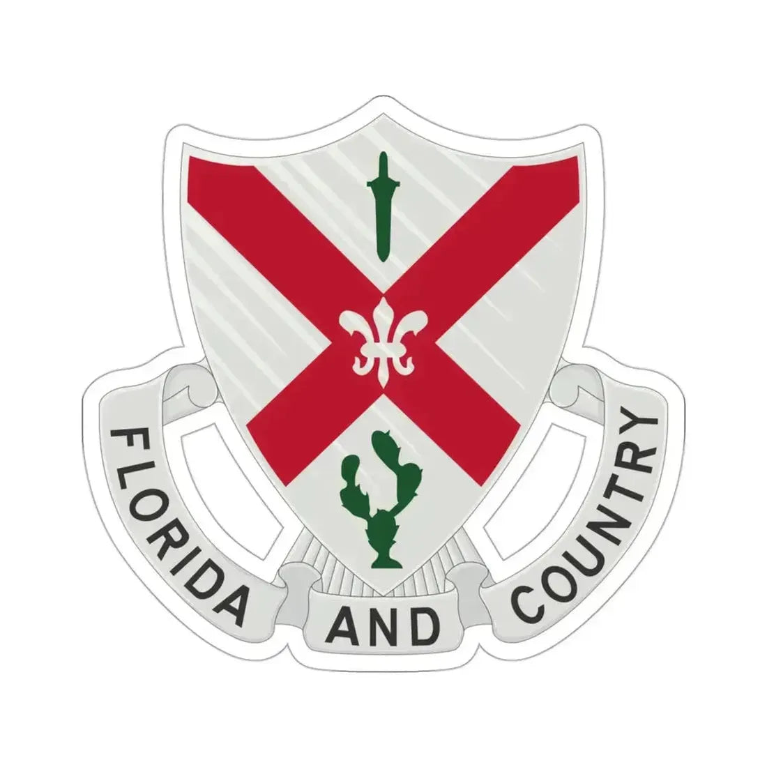 124th Infantry Regiment (U.S. Army) STICKER Vinyl Die-Cut Decal - The Sticker Space