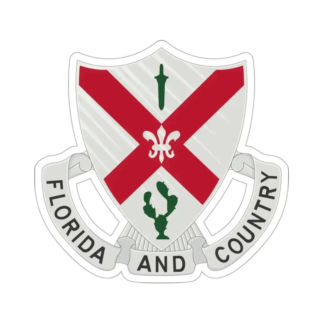 124th Infantry Regiment (U.S. Army) STICKER Vinyl Die-Cut Decal - The Sticker Space