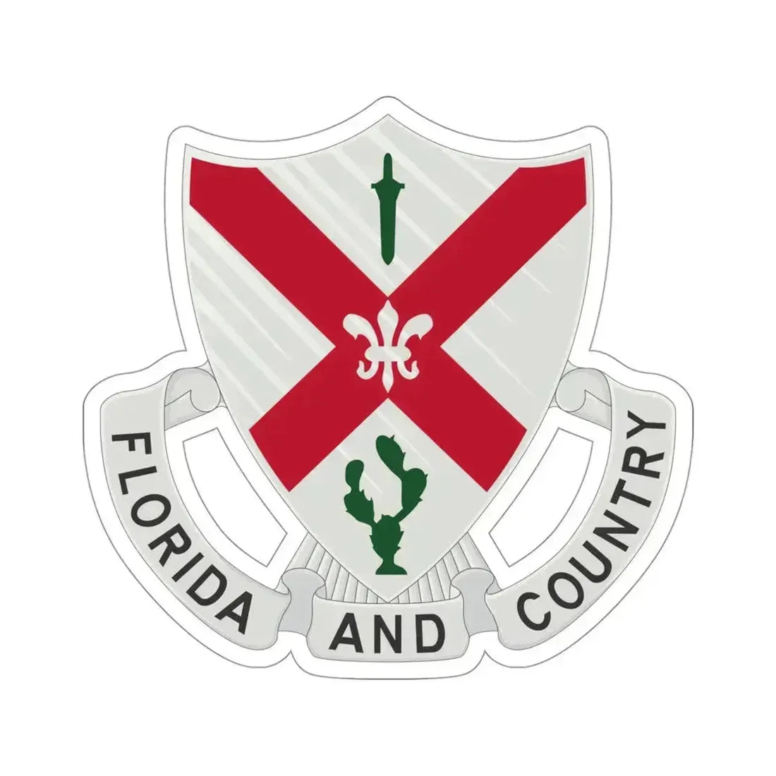 124th Infantry Regiment (U.S. Army) STICKER Vinyl Die-Cut Decal - The Sticker Space