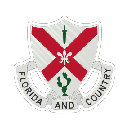 124th Infantry Regiment (U.S. Army) STICKER Vinyl Die-Cut Decal - The Sticker Space