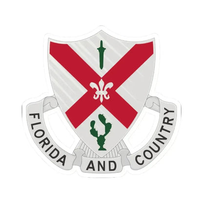 124th Infantry Regiment (U.S. Army) STICKER Vinyl Kiss-Cut Decal - The Sticker Space