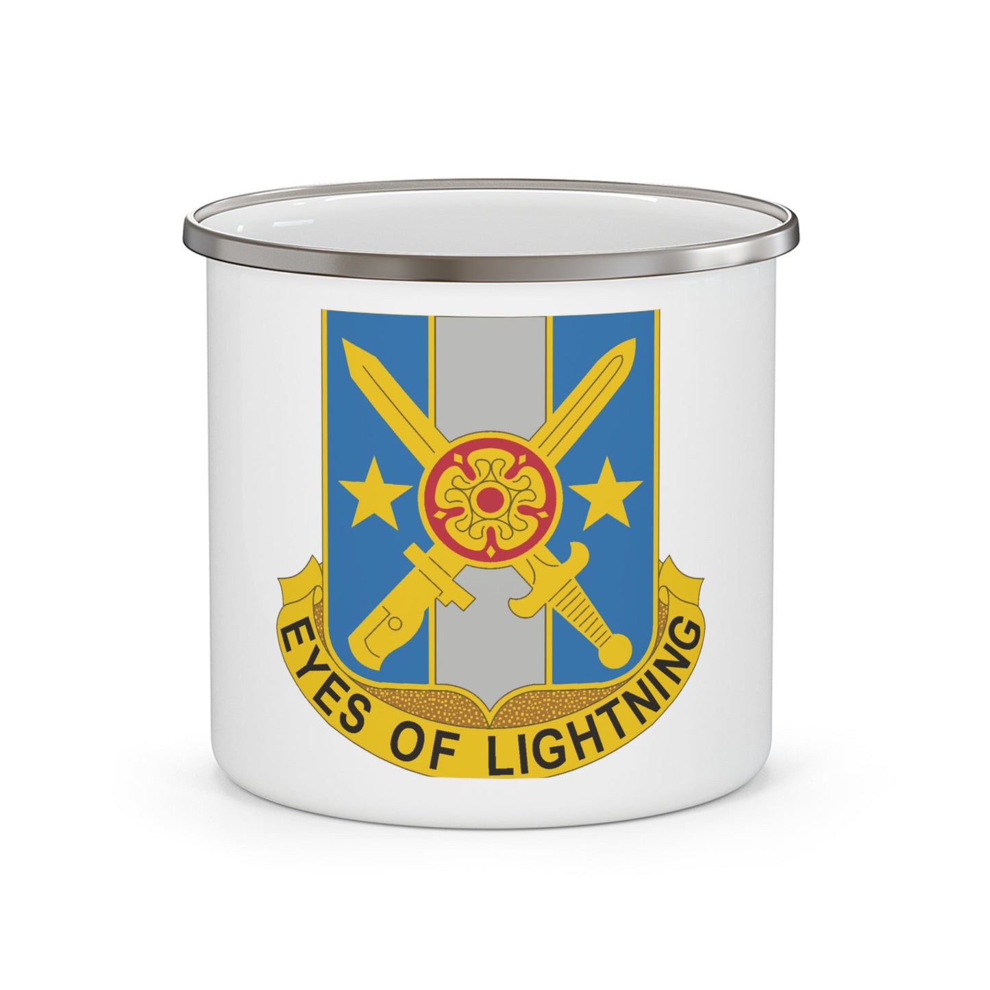 125 Military Intelligence Battalion (U.S. Army) 12oz Enamel Mug-12oz-The Sticker Space