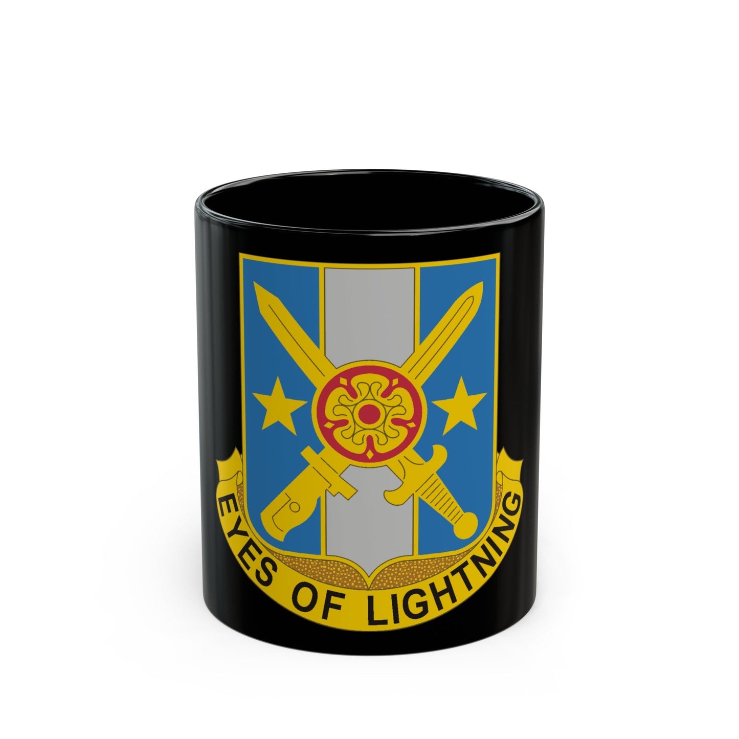 125 Military Intelligence Battalion (U.S. Army) Black Coffee Mug-11oz-The Sticker Space