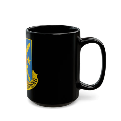 125 Military Intelligence Battalion (U.S. Army) Black Coffee Mug-The Sticker Space