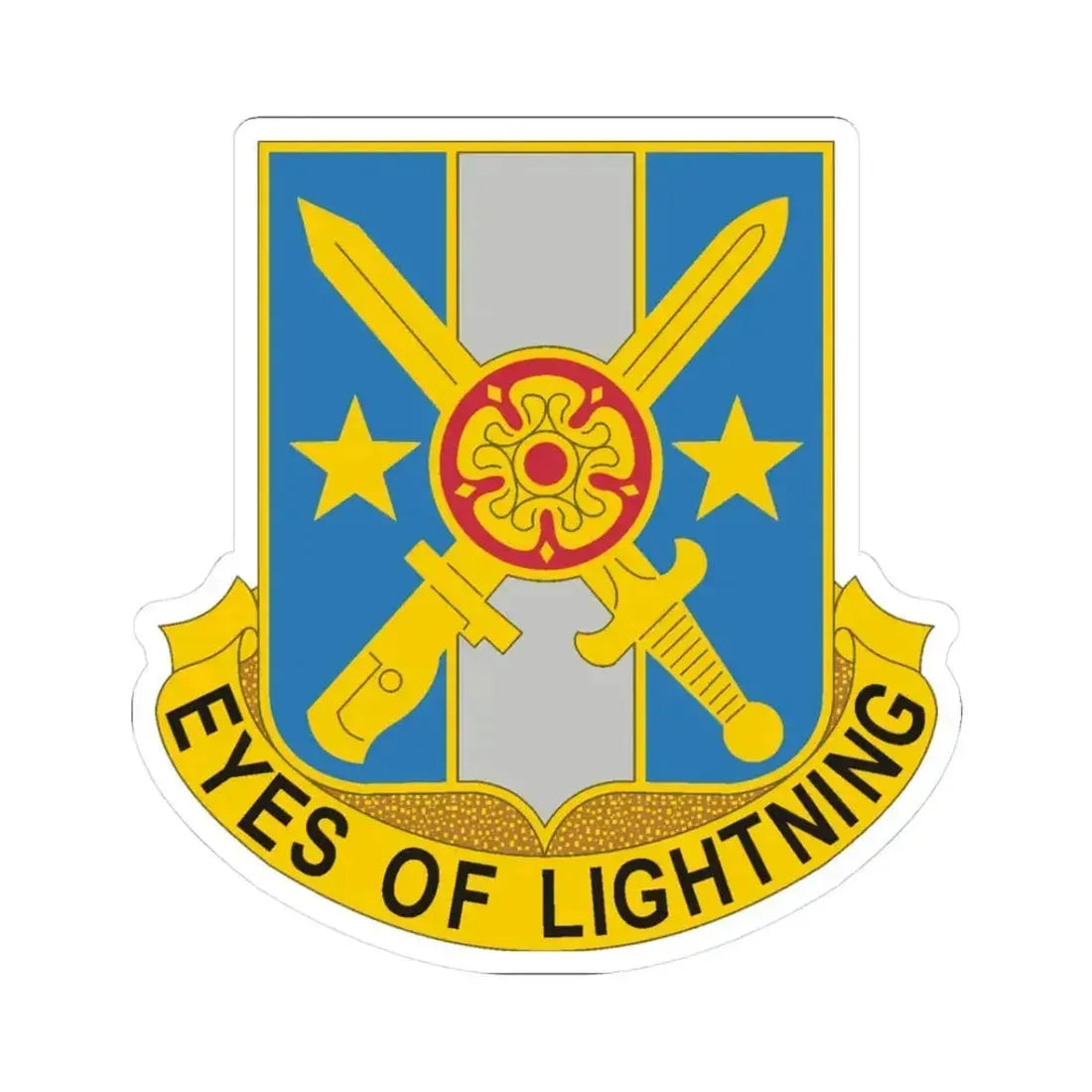 125 Military Intelligence Battalion (U.S. Army) STICKER Vinyl Kiss-Cut Decal 3 Inch White - The Sticker Space