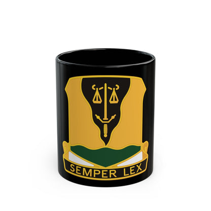 125 Military Police Battalion (U.S. Army) Black Coffee Mug-11oz-The Sticker Space