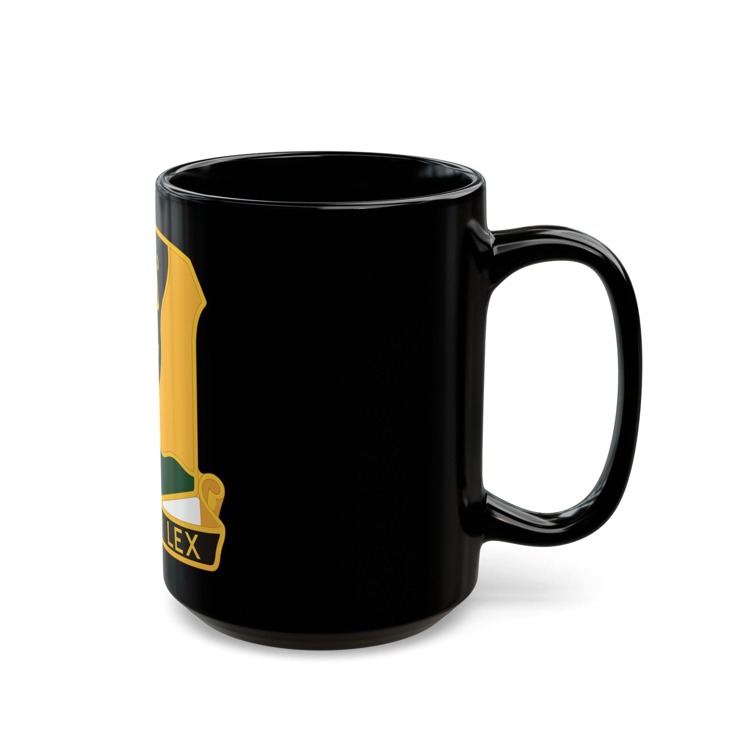 125 Military Police Battalion (U.S. Army) Black Coffee Mug-The Sticker Space