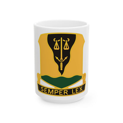 125 Military Police Battalion (U.S. Army) White Coffee Mug-15oz-The Sticker Space