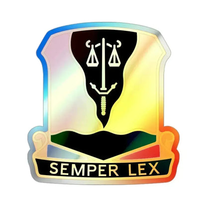 125 Military Police Battalion (U.S. Army) Holographic STICKER Die-Cut Vinyl Decal 2 Inch Holographic - The Sticker Space