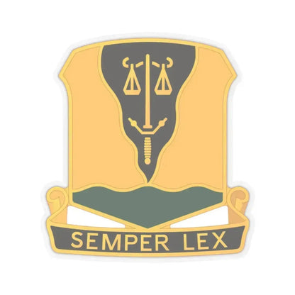 125 Military Police Battalion (U.S. Army) STICKER Vinyl Kiss-Cut Decal 2 Inch Transparent - The Sticker Space