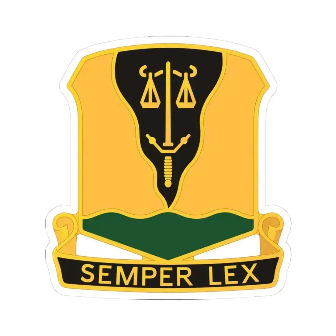 125 Military Police Battalion (U.S. Army) STICKER Vinyl Kiss-Cut Decal 3 Inch White - The Sticker Space