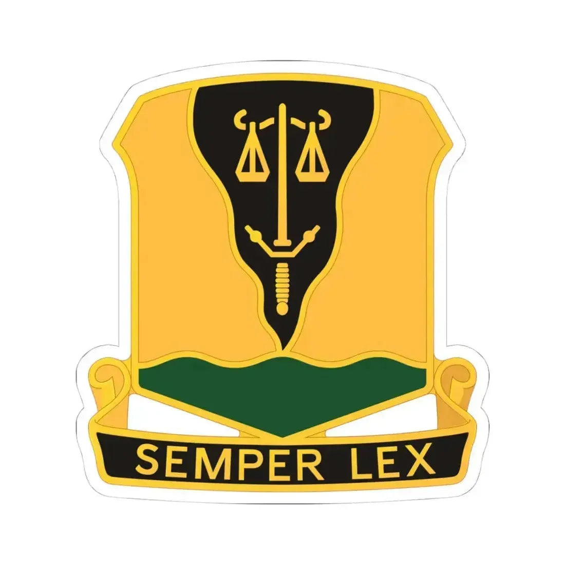 125 Military Police Battalion (U.S. Army) STICKER Vinyl Kiss-Cut Decal 4 Inch White - The Sticker Space