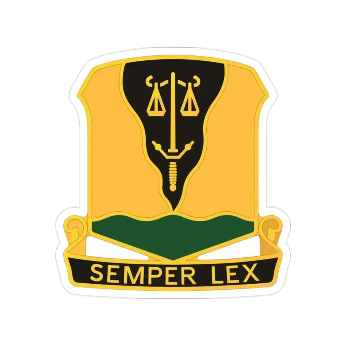 125 Military Police Battalion (U.S. Army) Transparent STICKER Die-Cut Vinyl Decal 2 Inch - The Sticker Space