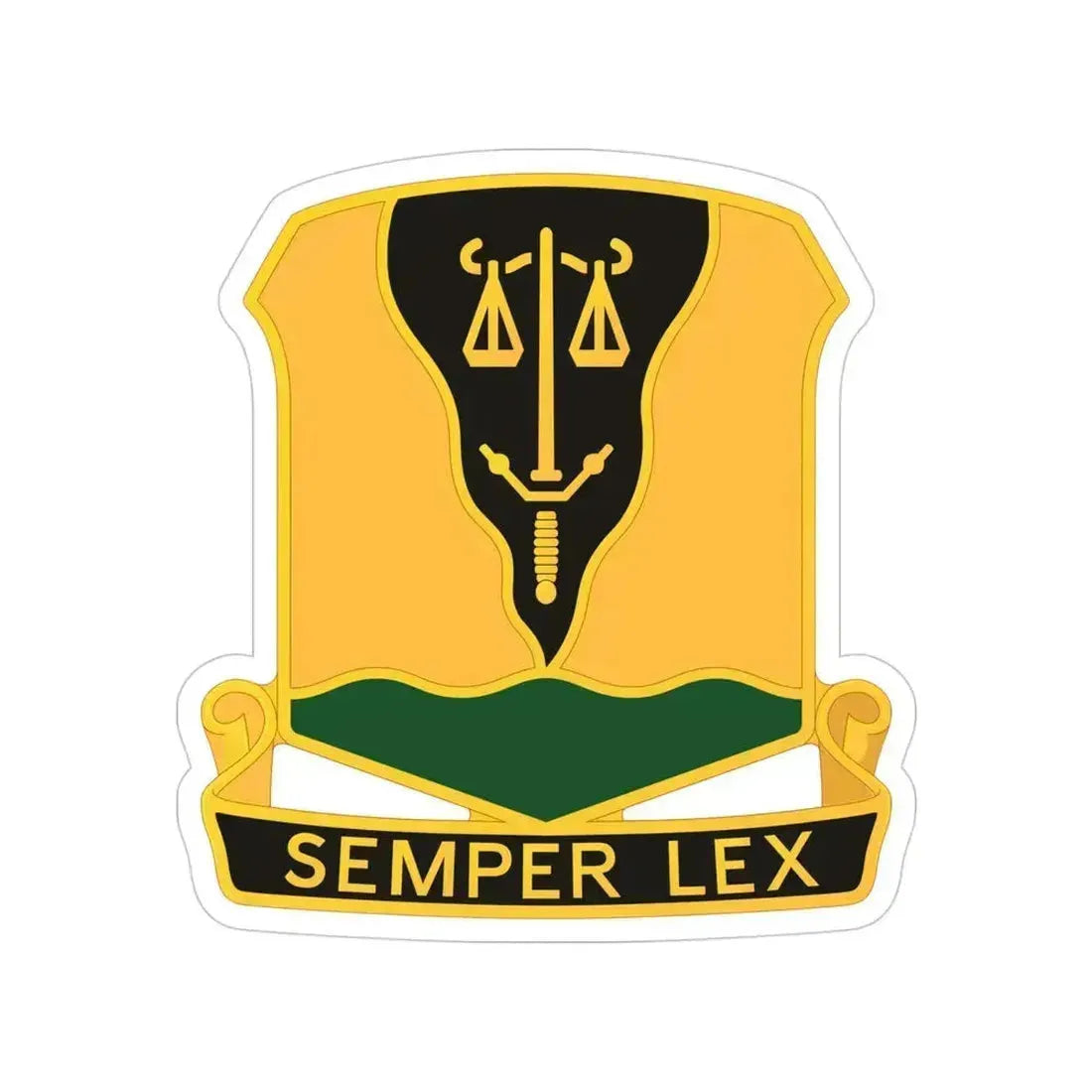 125 Military Police Battalion (U.S. Army) Transparent STICKER Die-Cut Vinyl Decal 4 Inch - The Sticker Space