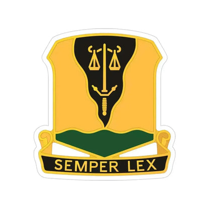 125 Military Police Battalion (U.S. Army) Transparent STICKER Die-Cut Vinyl Decal 5 Inch - The Sticker Space