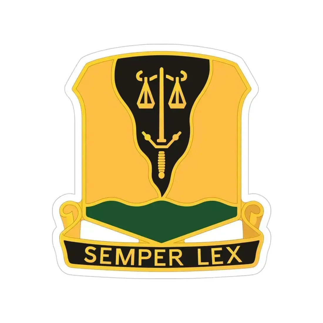 125 Military Police Battalion (U.S. Army) Transparent STICKER Die-Cut Vinyl Decal 5 Inch - The Sticker Space