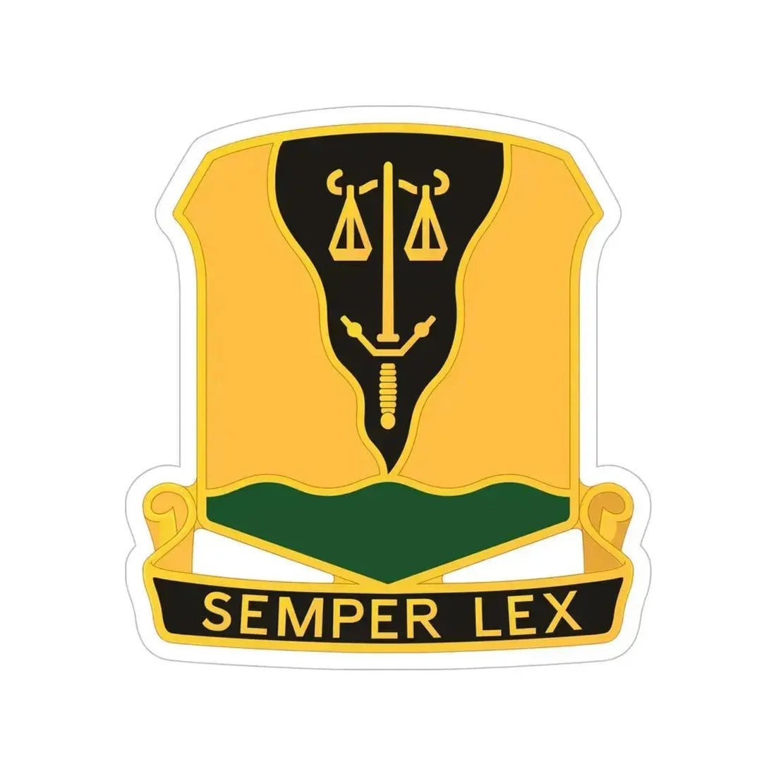 125 Military Police Battalion (U.S. Army) Transparent STICKER Die-Cut Vinyl Decal 6 Inch - The Sticker Space