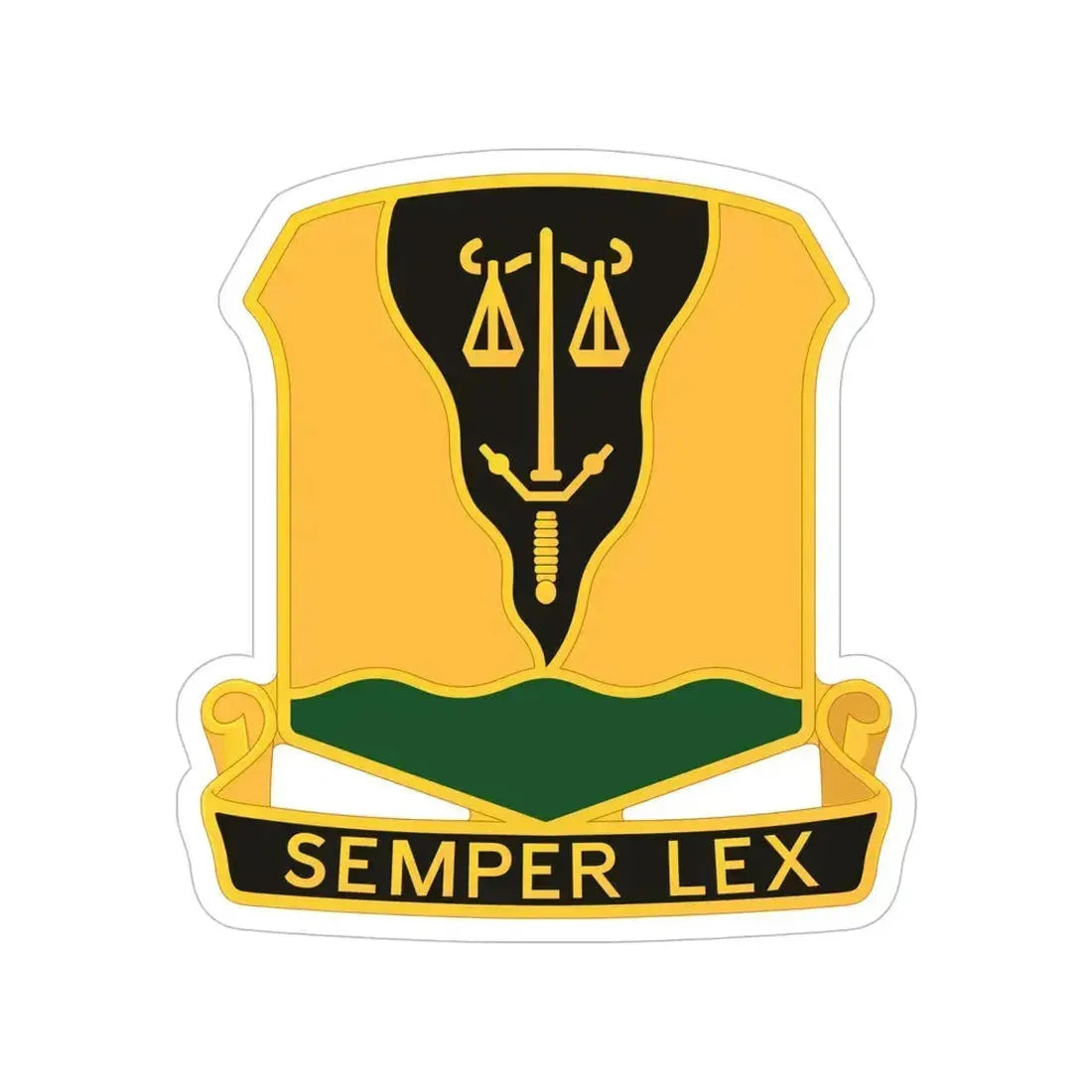 125 Military Police Battalion (U.S. Army) Transparent STICKER Die-Cut Vinyl Decal - The Sticker Space