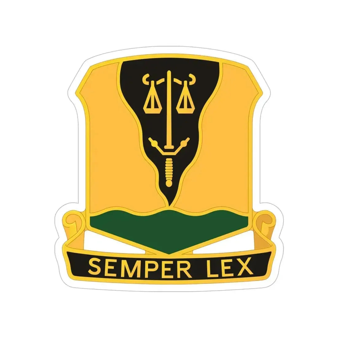 125 Military Police Battalion (U.S. Army) Transparent STICKER Die-Cut Vinyl Decal - The Sticker Space