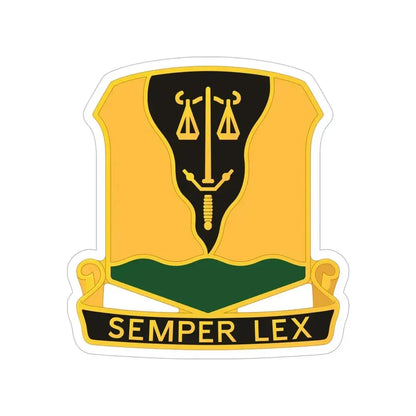 125 Military Police Battalion (U.S. Army) Transparent STICKER Die-Cut Vinyl Decal - The Sticker Space