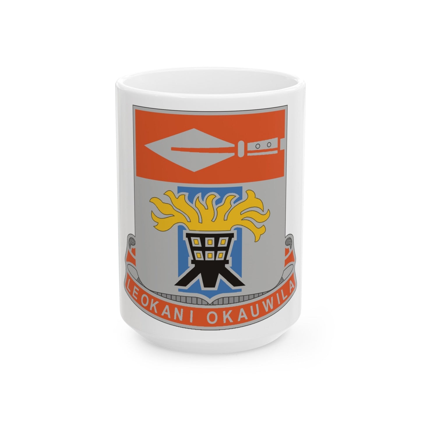 125 Signal Battalion (U.S. Army) White Coffee Mug-15oz-The Sticker Space