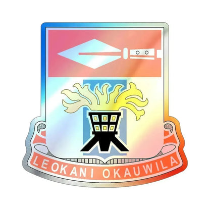 125 Signal Battalion (U.S. Army) Holographic STICKER Die-Cut Vinyl Decal - The Sticker Space