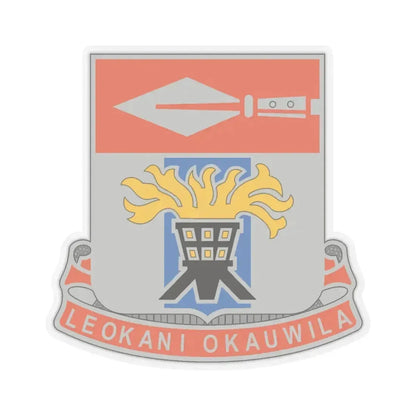 125 Signal Battalion (U.S. Army) STICKER Vinyl Kiss-Cut Decal 6 Inch Transparent - The Sticker Space