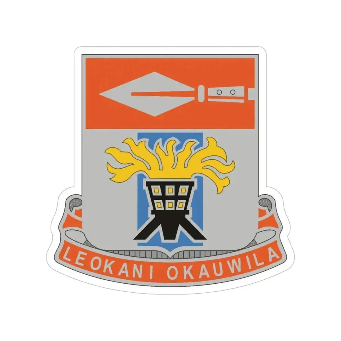 125 Signal Battalion (U.S. Army) Transparent STICKER Die-Cut Vinyl Decal 6 Inch - The Sticker Space