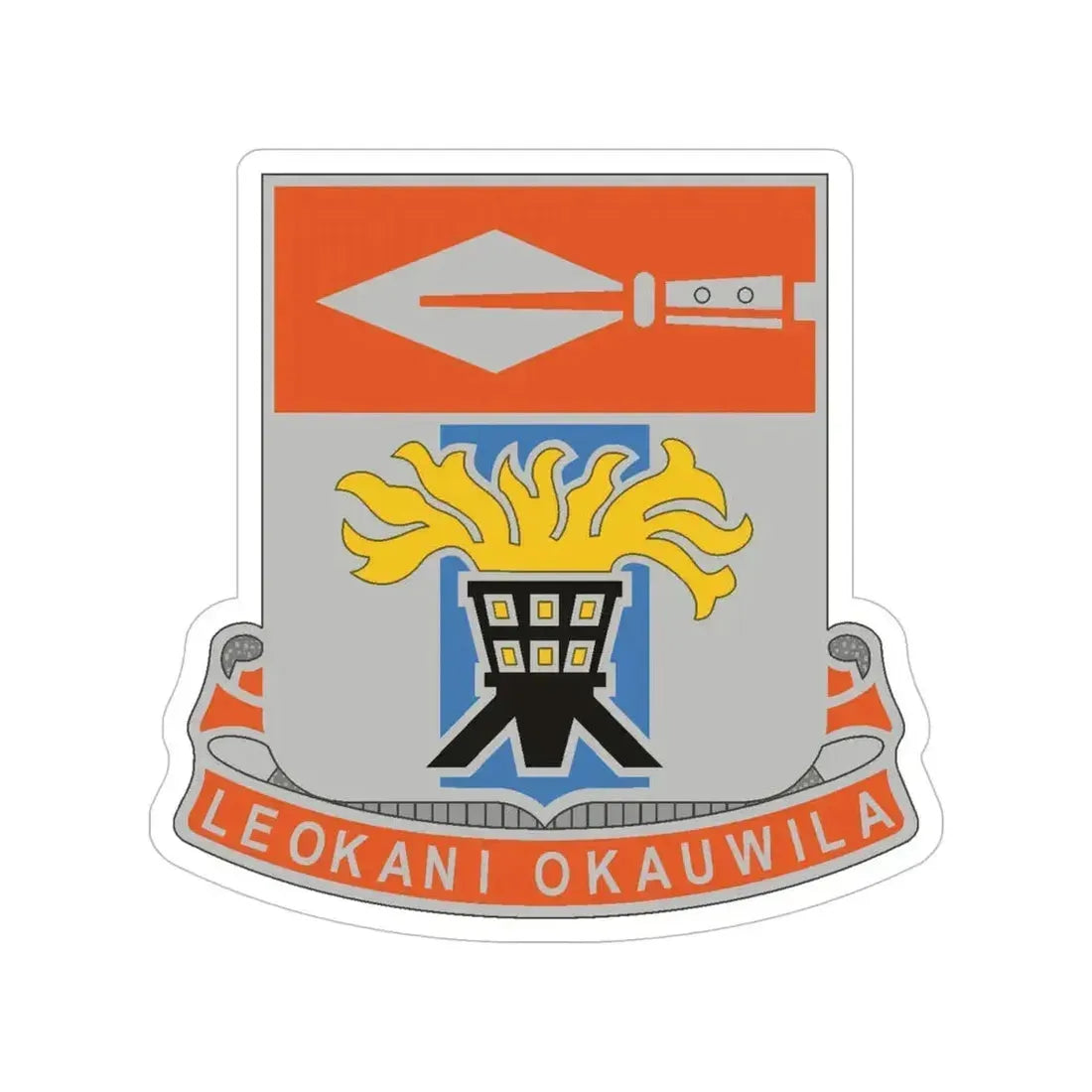 125 Signal Battalion (U.S. Army) Transparent STICKER Die-Cut Vinyl Decal - The Sticker Space