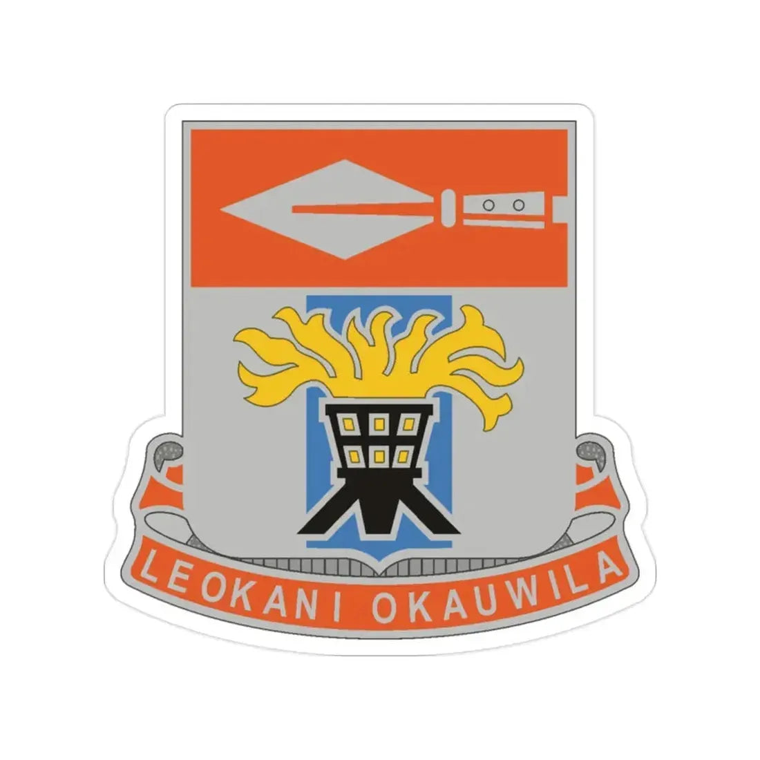 125 Signal Battalion (U.S. Army) Transparent STICKER Die-Cut Vinyl Decal - The Sticker Space