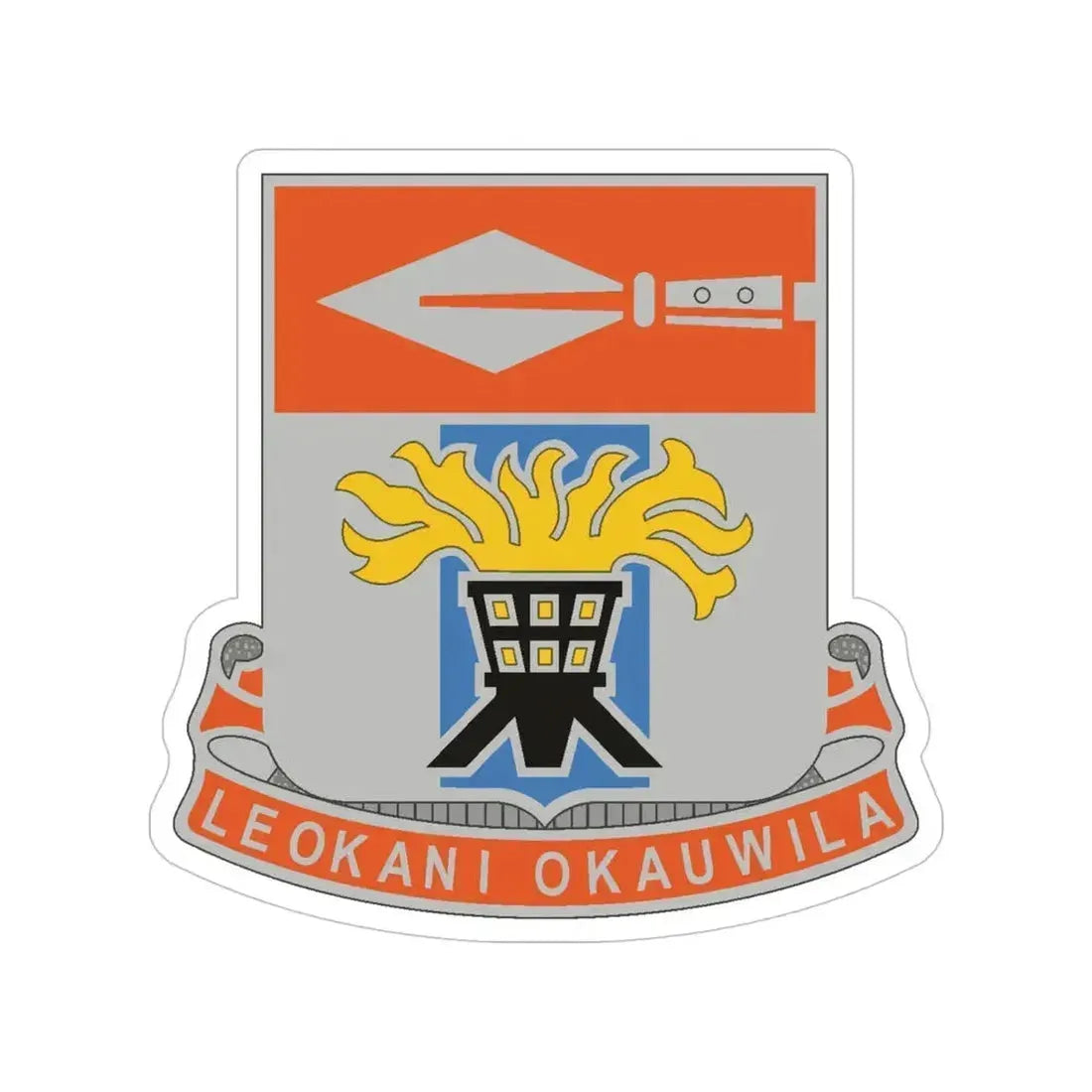 125 Signal Battalion (U.S. Army) Transparent STICKER Die-Cut Vinyl Decal - The Sticker Space