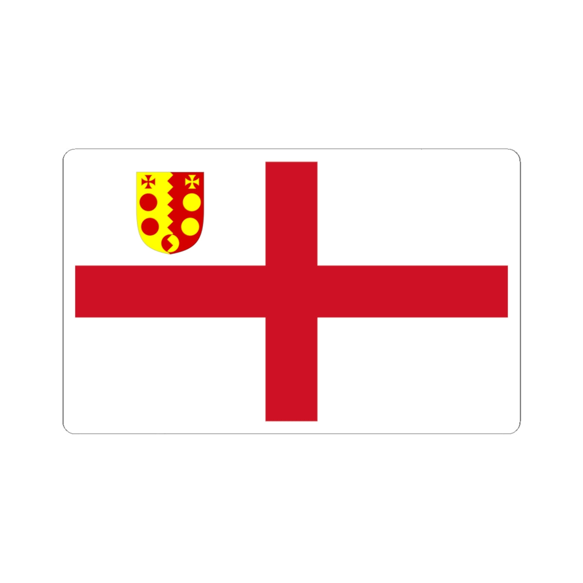 Flag of the Diocese of Birmingham (England) STICKER Vinyl Kiss-Cut Decal