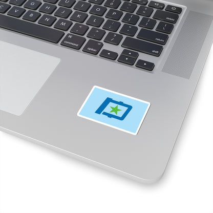Flag of Yūbetsu Hokkaido (Japan) STICKER Vinyl Kiss-Cut Decal