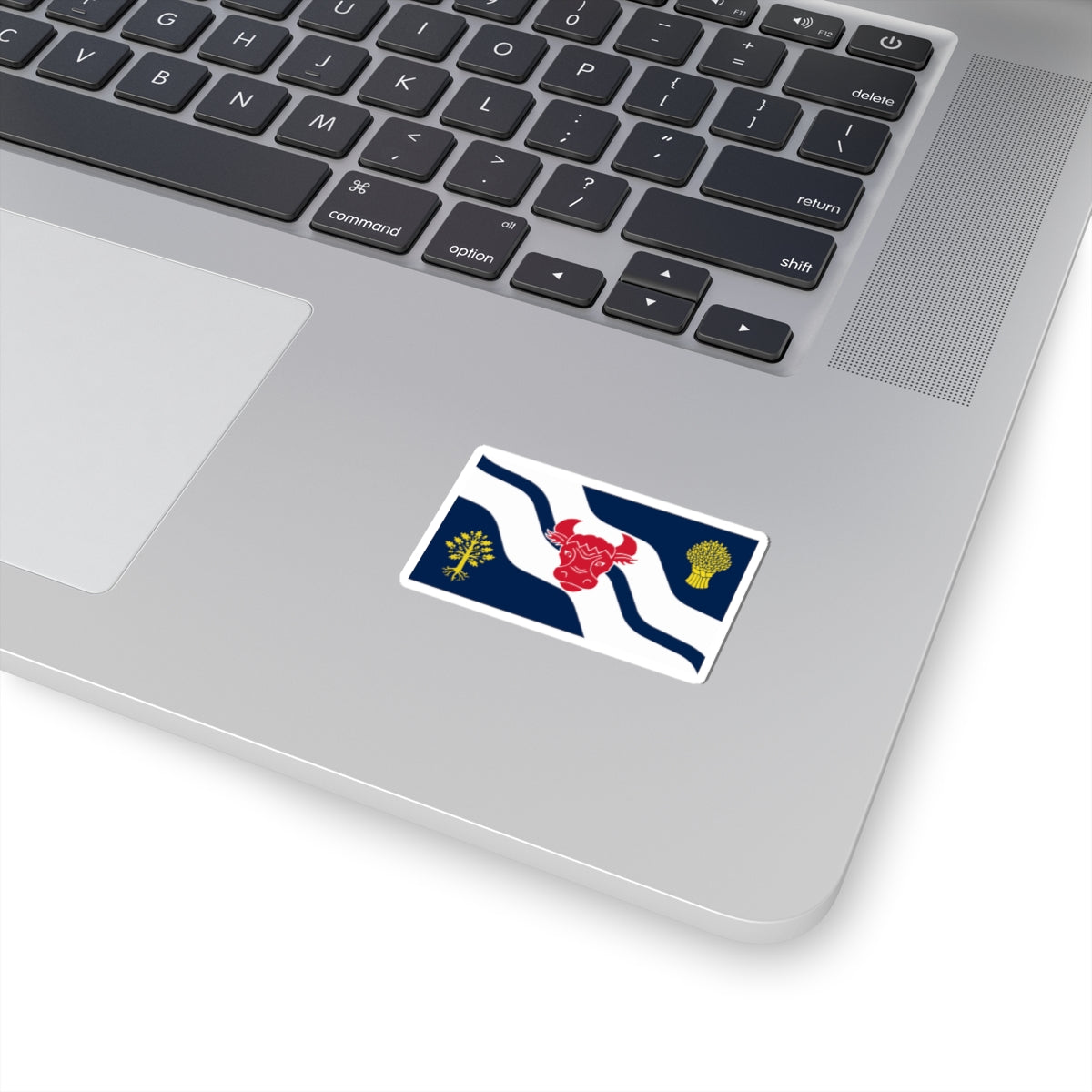 Flag of Oxfordshire (England) STICKER Vinyl Kiss-Cut Decal