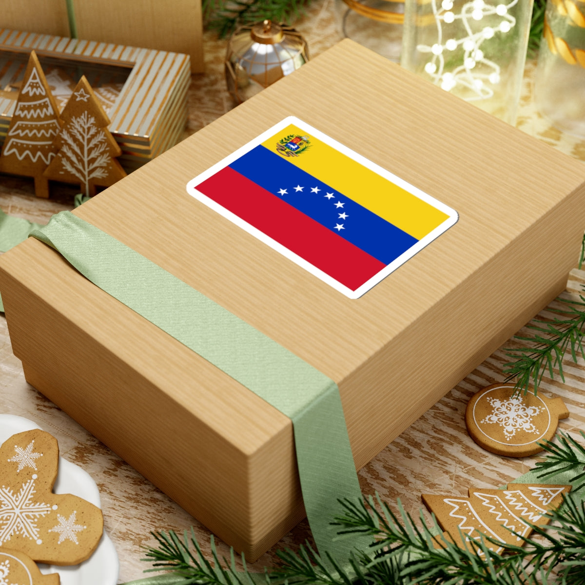 State flag of Venezuela 1954-2006 (Venezuela) STICKER Vinyl Kiss-Cut Decal