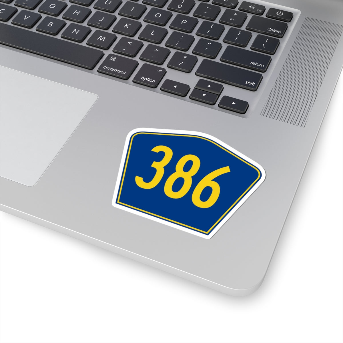 PR secondary 386 (Puerto Rico) (Road Sign) STICKER Vinyl Kiss-Cut Decal