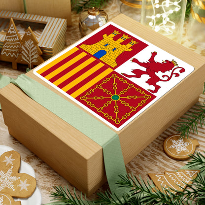 Naval jack of Spain (Spain) STICKER Vinyl Kiss-Cut Decal