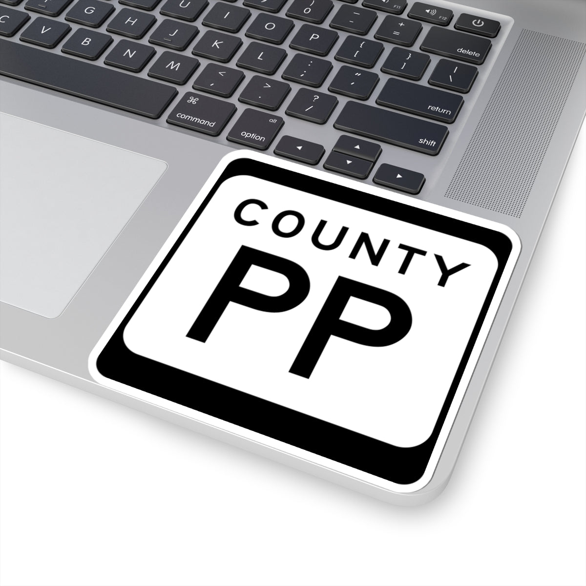 WIS County PP (Wisconsin) (Road Sign) STICKER Vinyl Kiss-Cut Decal
