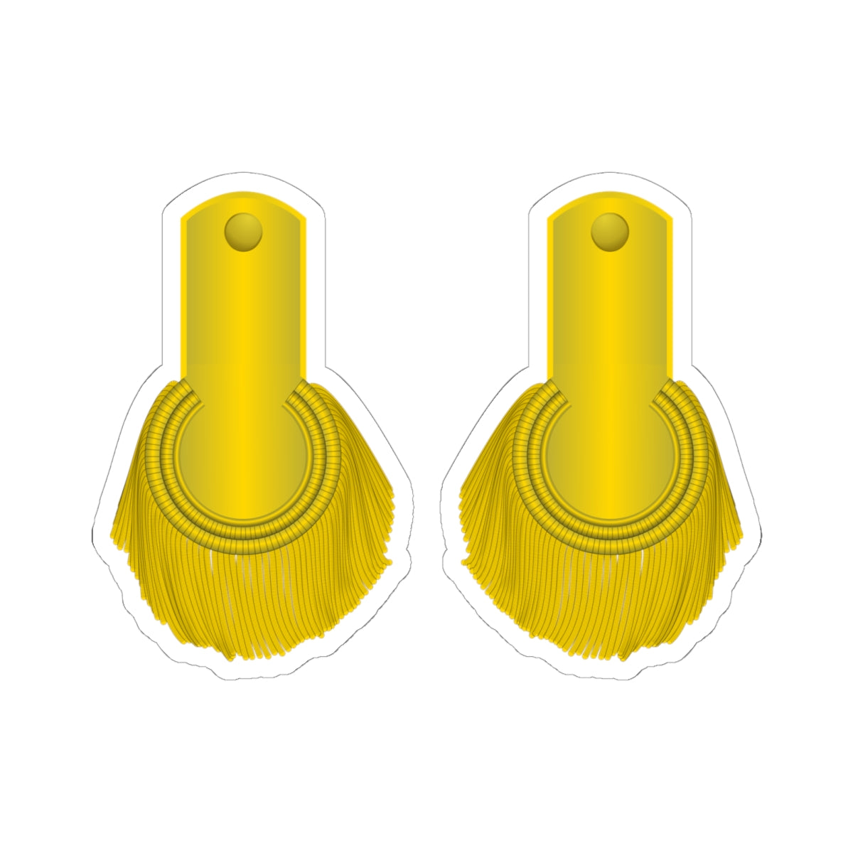 British Army Field Officer1760 1810 (United Kingdom) (Military Rank) STICKER Vinyl Kiss-Cut Decal