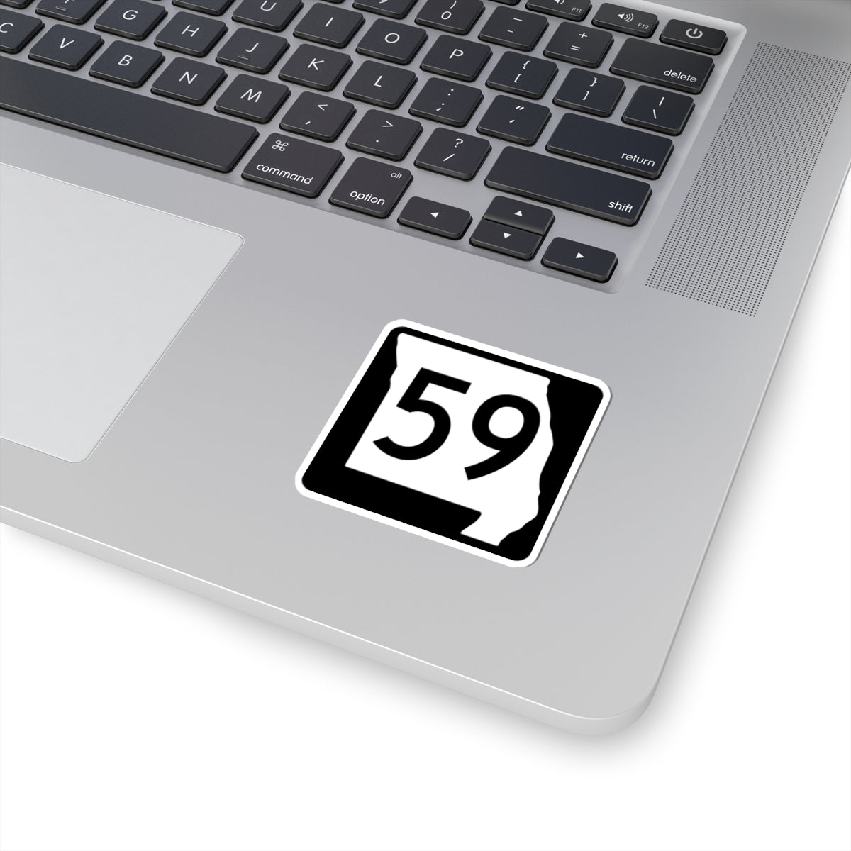 MO-59 (Missouri) (Road Sign) STICKER Vinyl Kiss-Cut Decal