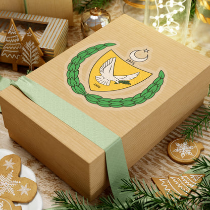 Coat of arms of the Turkish Federated State of Cyprus - STICKER Vinyl Kiss-Cut Decal