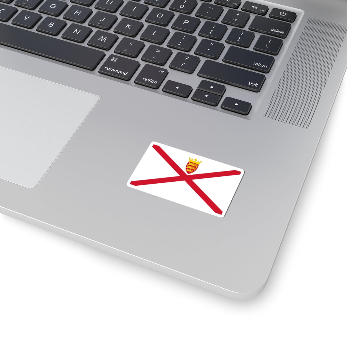 Flag of Jersey (United Kingdom) STICKER Vinyl Kiss-Cut Decal