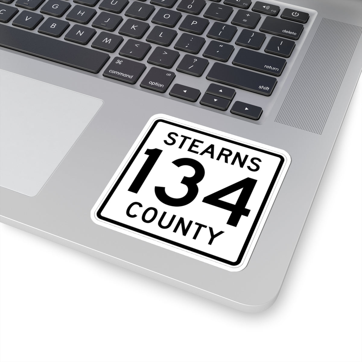Stearns County Route 134 (Minnesota) (Road Sign) STICKER Vinyl Kiss-Cut Decal