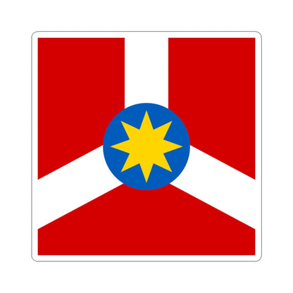 Berezhany Vinnytsia Oblast flag (Ukraine) STICKER Vinyl Kiss-Cut Decal