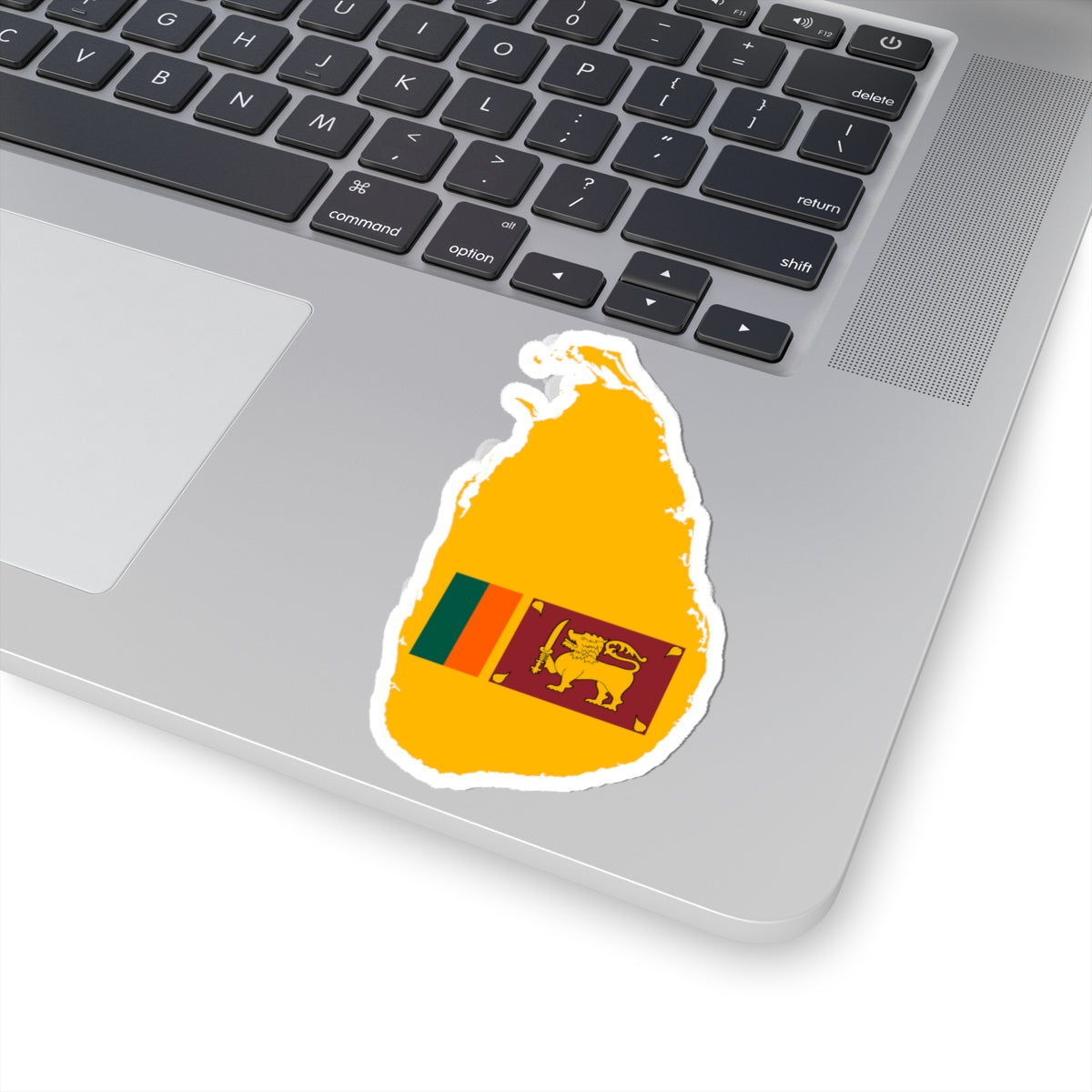 Sri Lanka Map Flag (Sri Lanka) STICKER Vinyl Kiss-Cut Decal