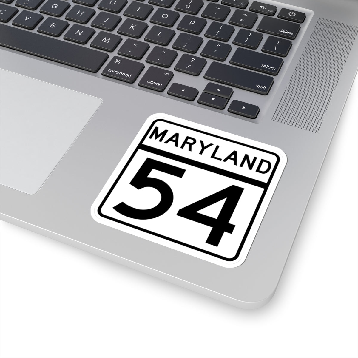 MD Route 54 (Maryland) (Road Sign) STICKER Vinyl Kiss-Cut Decal