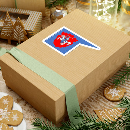 Banner of Bieraście Voivodeship (Belarus) (Coat of Arms) STICKER Vinyl Kiss-Cut Decal