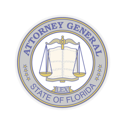 Seal of the Attorney General of Florida - STICKER Vinyl Kiss-Cut Decal